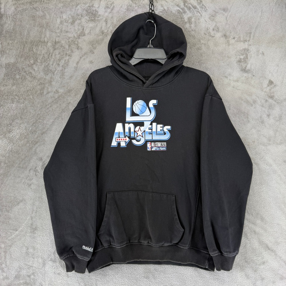 Mitchell & Ness NBA All-Star 2026 Los Angeles Hoodie Black Youth XL 18/20